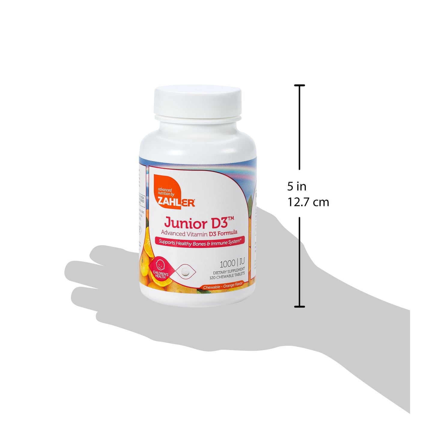 Zahler Junior D3 Chewable Tablet 1000IU, 240 Count