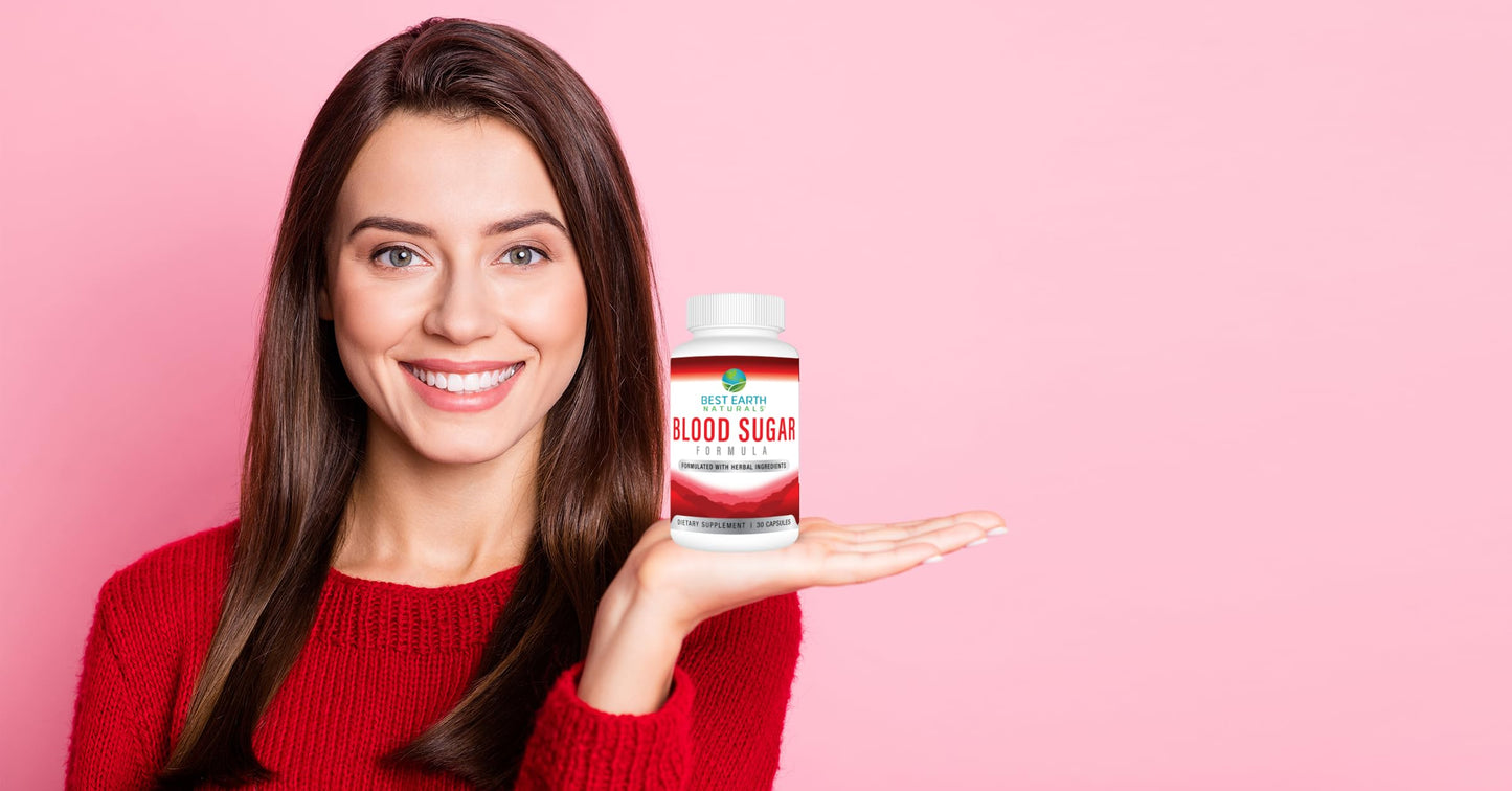 Best Earth Naturals Blood Sugar Formula with Cinnamon, Gymnema Sylvestre, Banaba, Guggul and More Capsules, 60 Count
