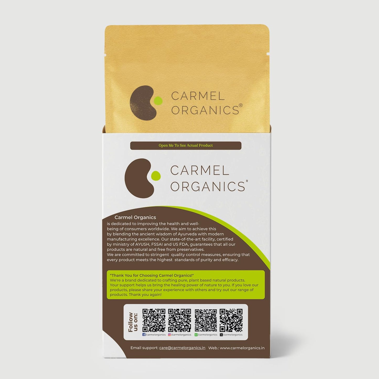 CARMEL ORGANICS Amla/Amlaki Emblica officinalis Fruit Powder, 8 Ounces