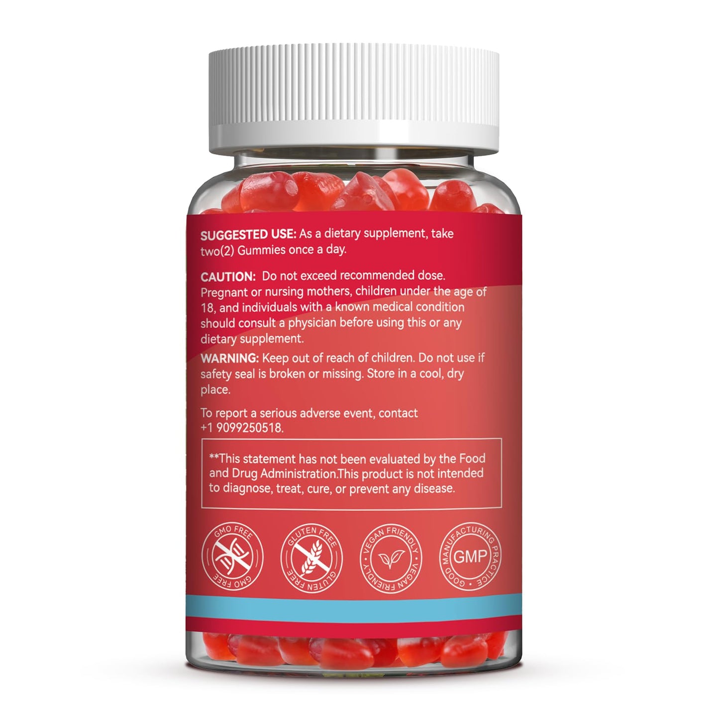 Agumoon Ashwagandha Gummies 3000mg, 120 Count