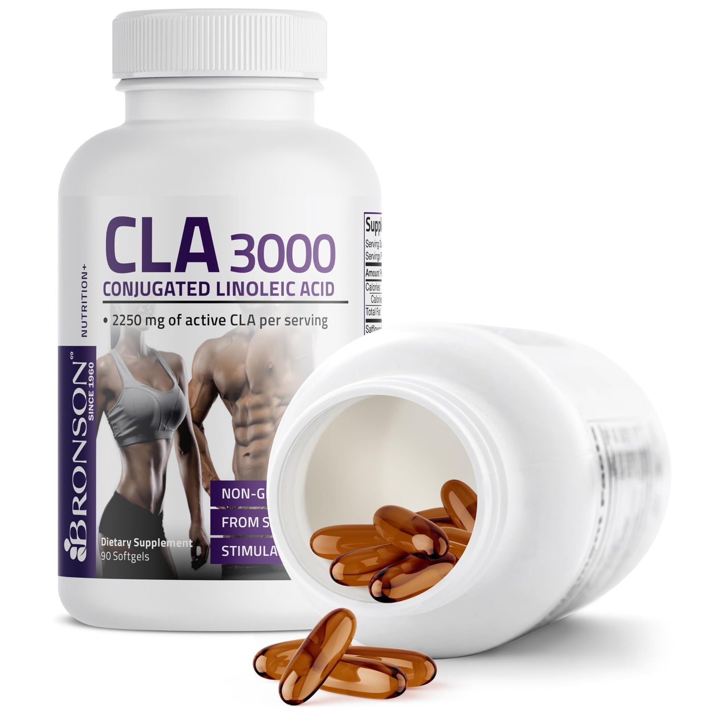 Bronson CLA 3000 Softgels, 90 Count