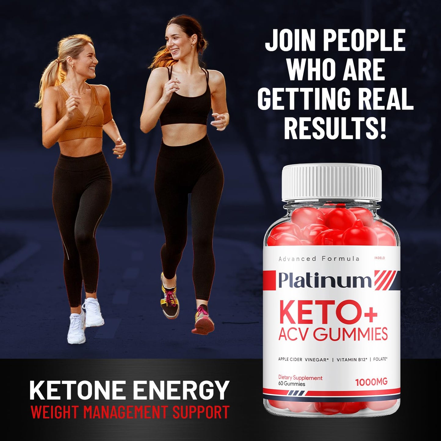Indelo Platinum Keto ACV Gummies 300 Count