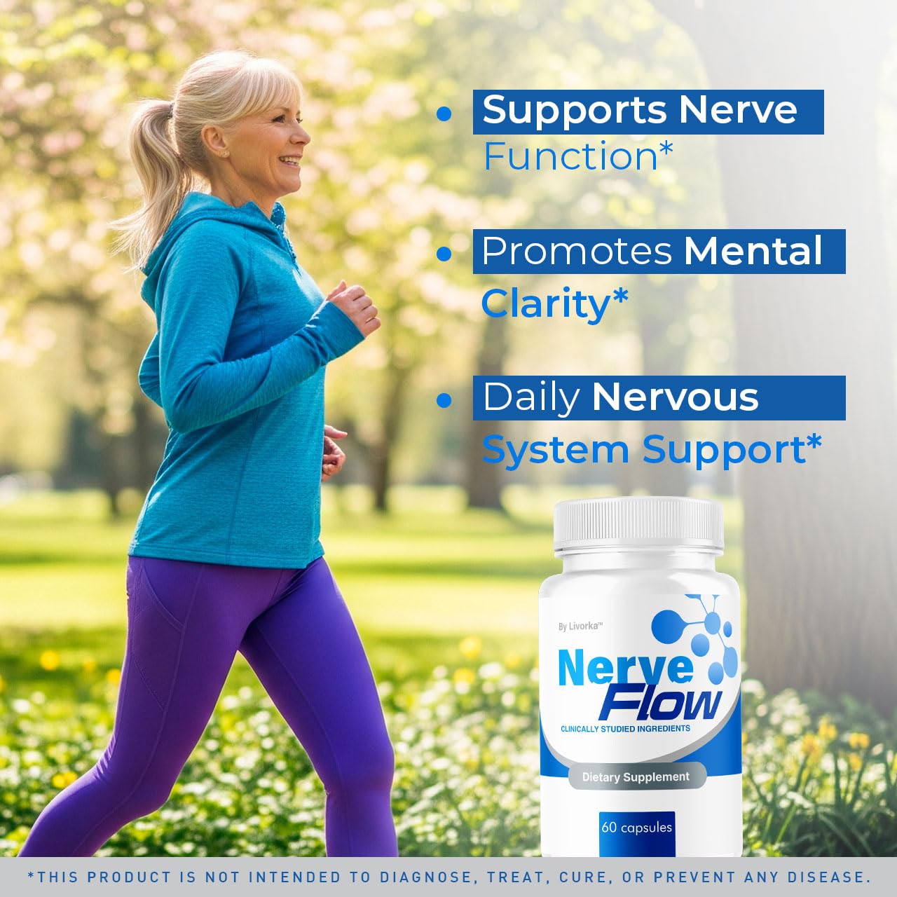 LIVORKA Nerve Flow Capsules 300 Count