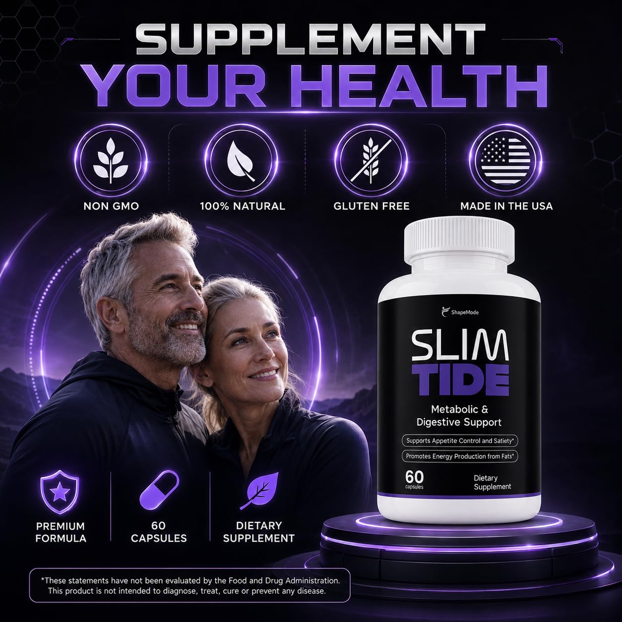 SHAPEMODE Slimtide Advanced Formula for Weight Management Gummies 120 Gummies
