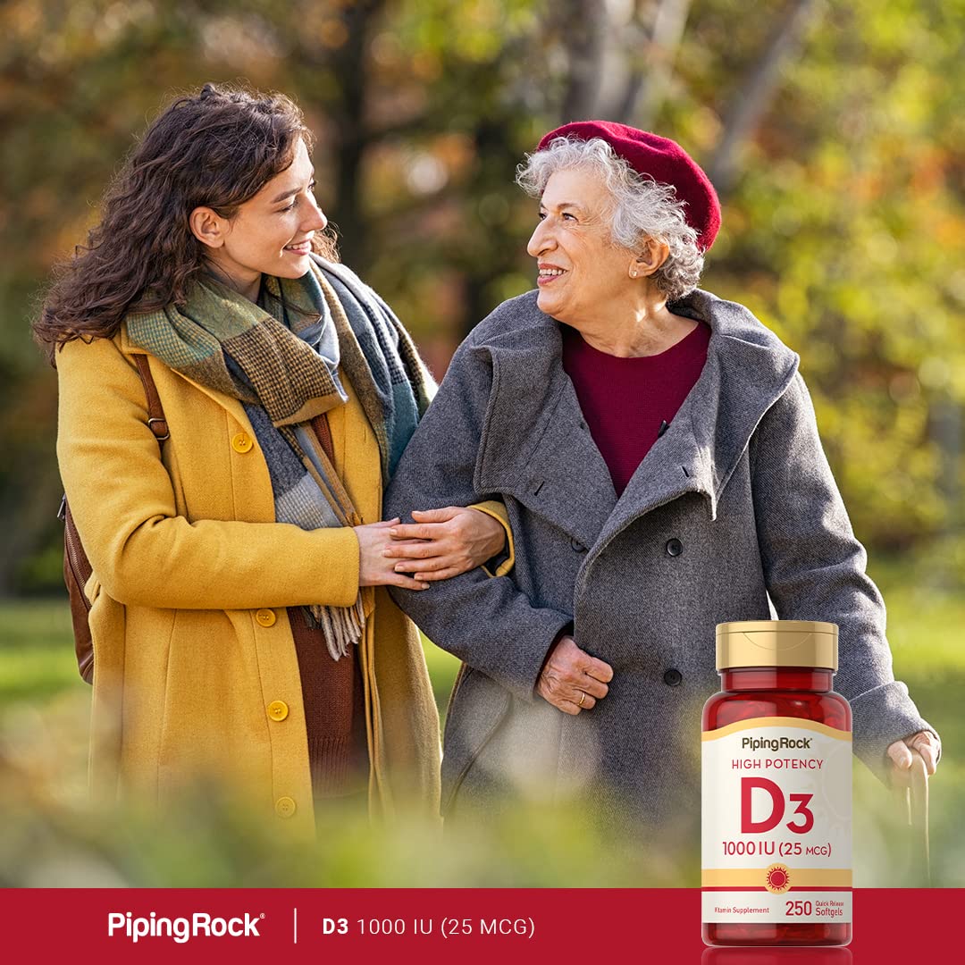 Piping Rock Vitamin D3 1000IU Softgels 250
