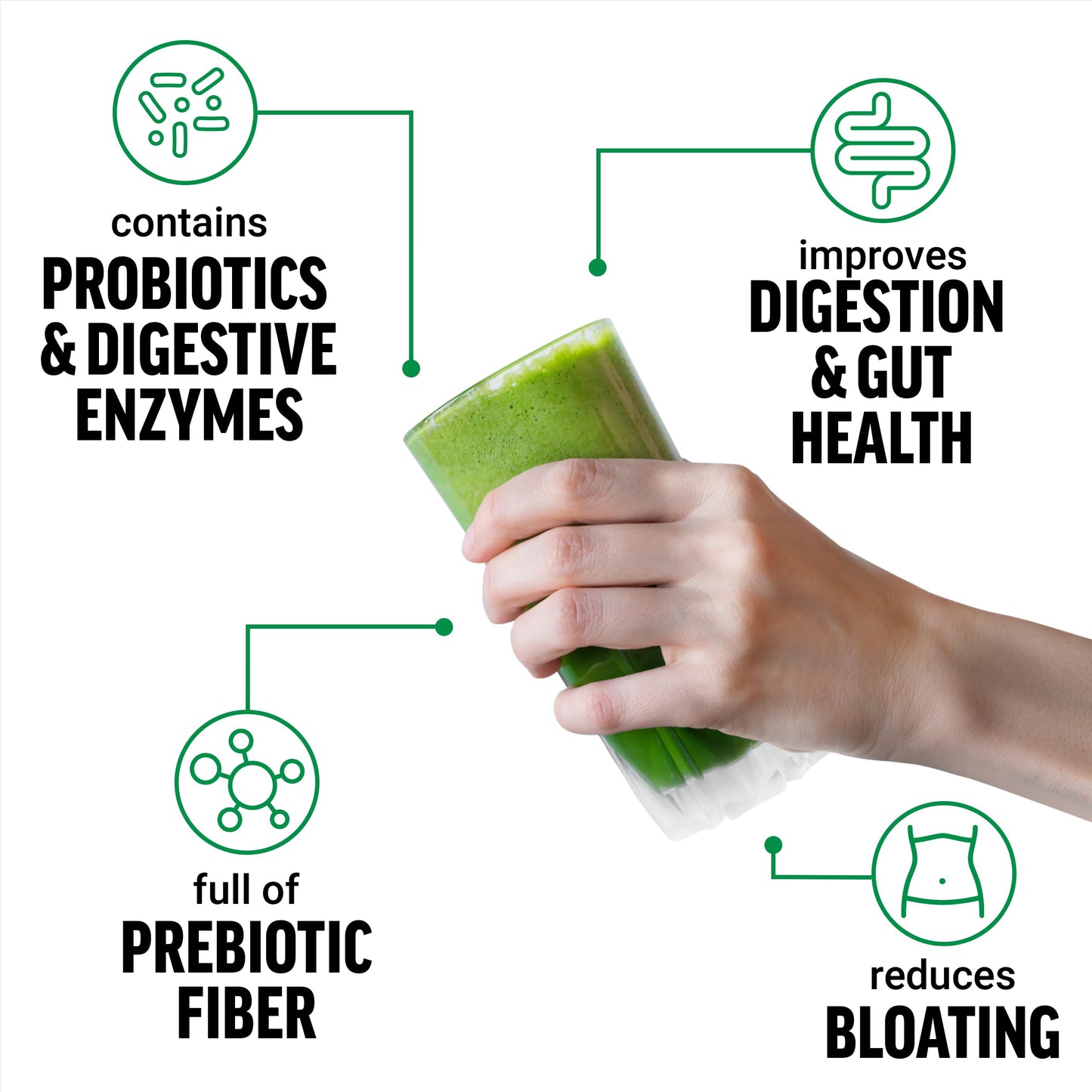 Force Factor Smarter Greens Superfoods Powder, 13.2 oz