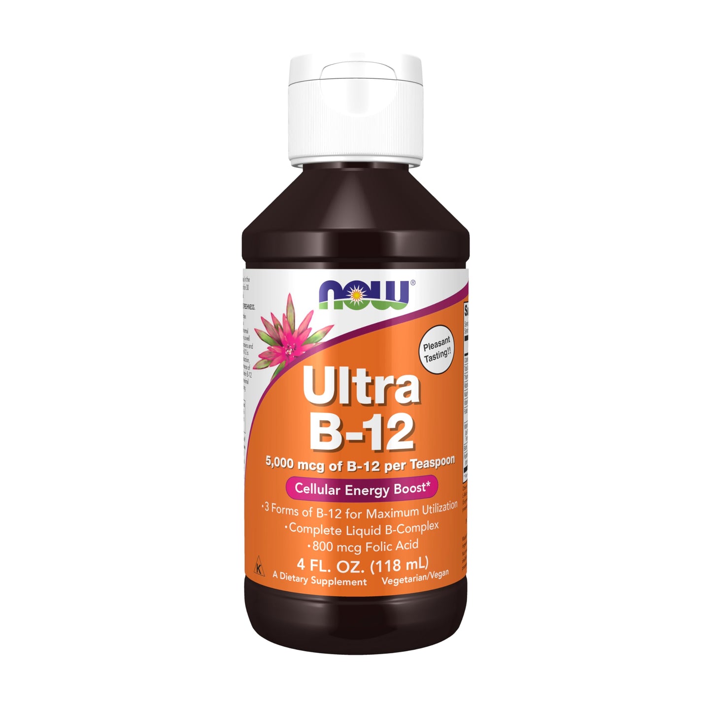 NOW Foods Ultra B-12 Powder, 4 Fl Oz
