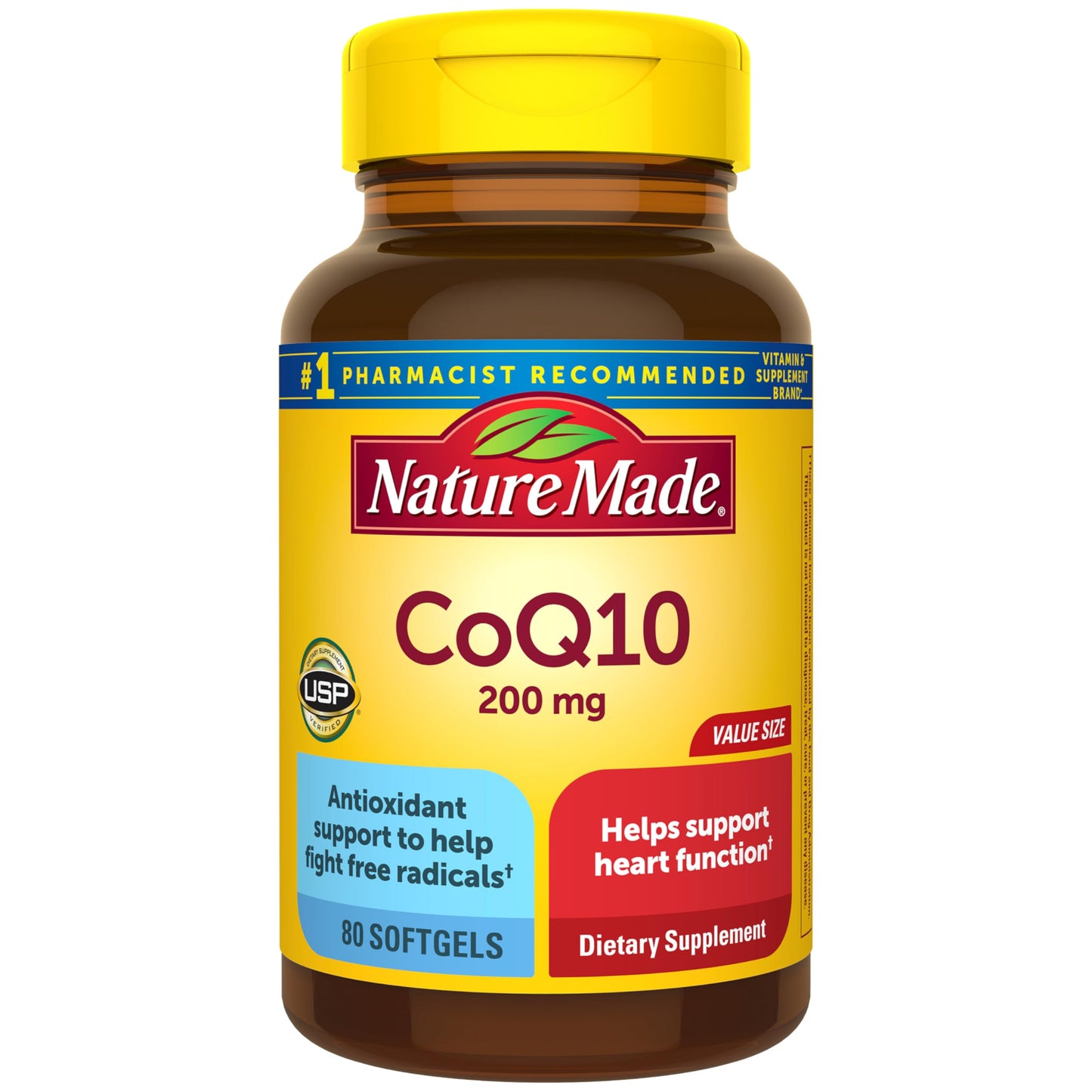 Nature Made CoQ10 200mg Softgels 80 Count