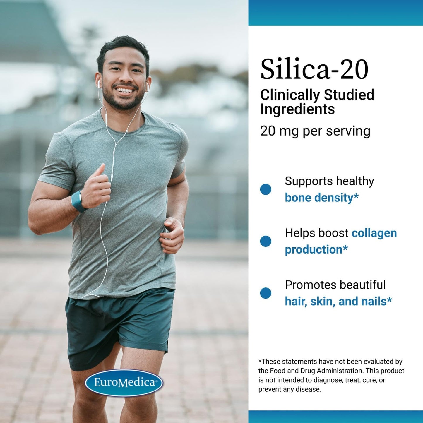 EuroMedica Silica-20 60 Tablets