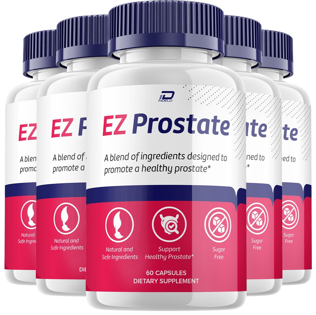 Indelo EZ Prostate Supplement for Men Capsule, 300 Capsules