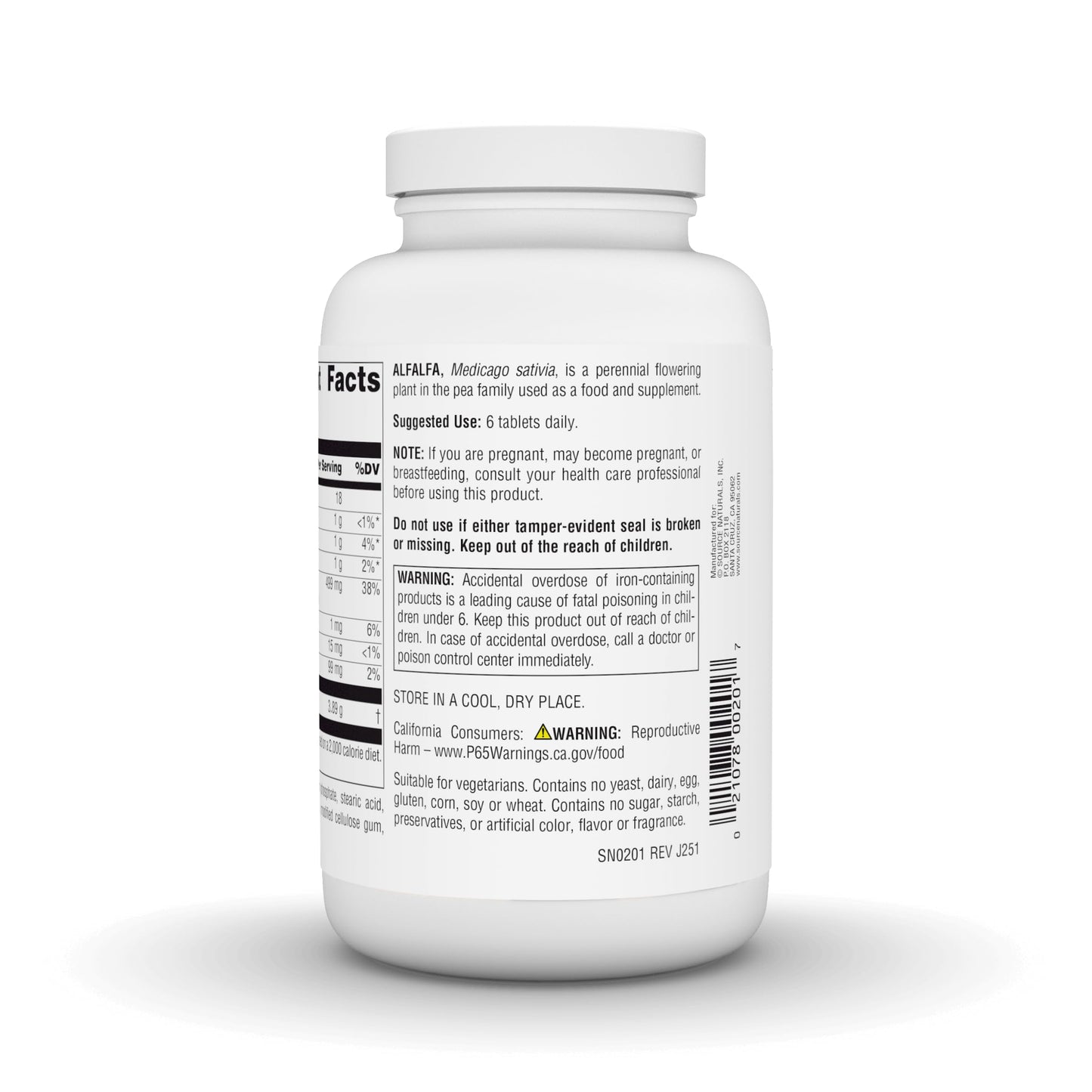 Source Naturals Alfalfa Tablets 250