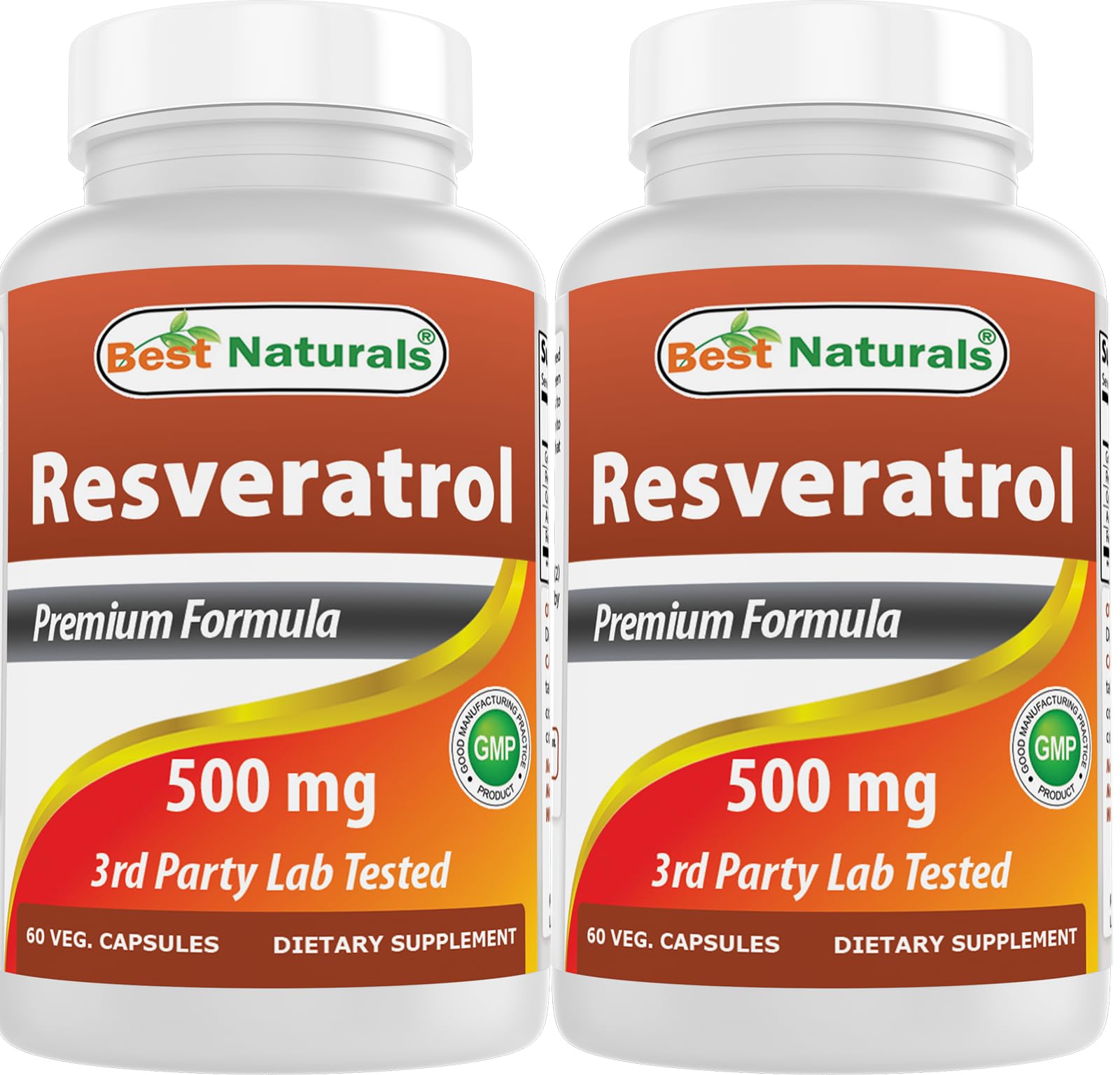 Best Naturals Resveratrol Complex 500 mg Capsules, 120 Count