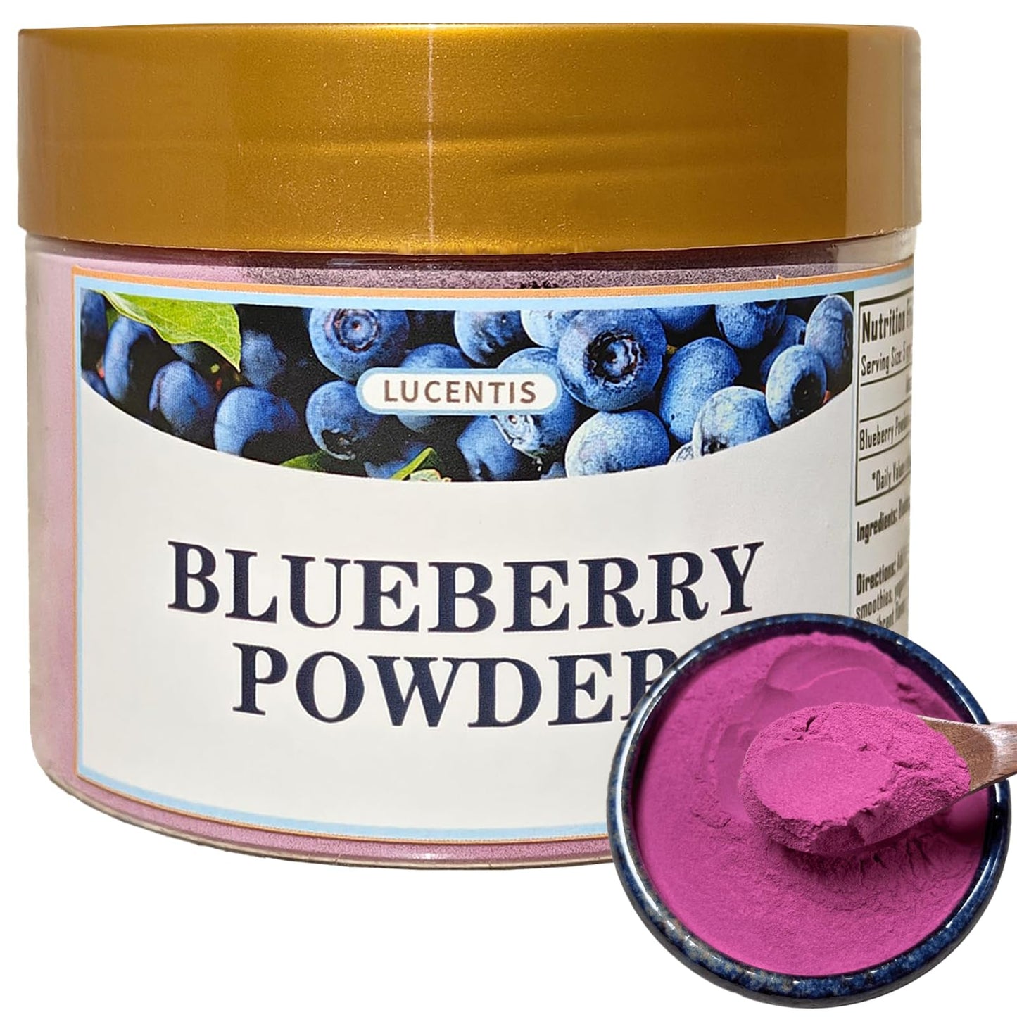 LUCENTIS Blueberry Powder Superfood 10 oz