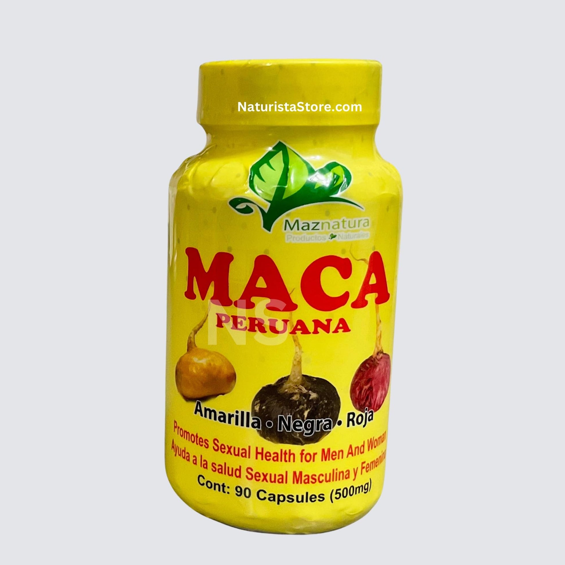 Generic MazNatura Peruvian Maca Root Powder Blend (Yellow, Black & Red Peruvian Maca Root) 90 Capsules