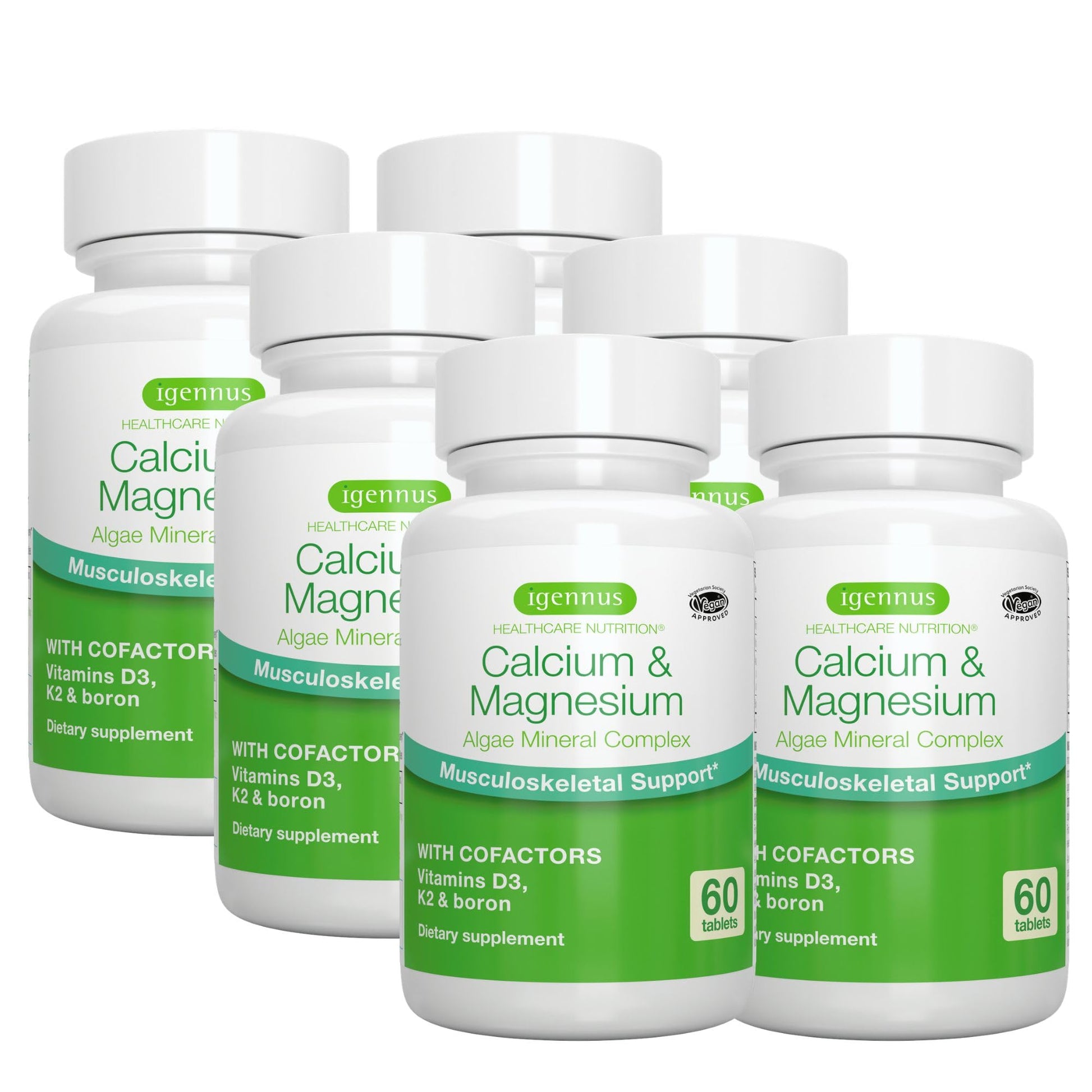 Igennus Healthcare Nutrition Red Algae Calcium Magnesium Complex 360 Tablets
