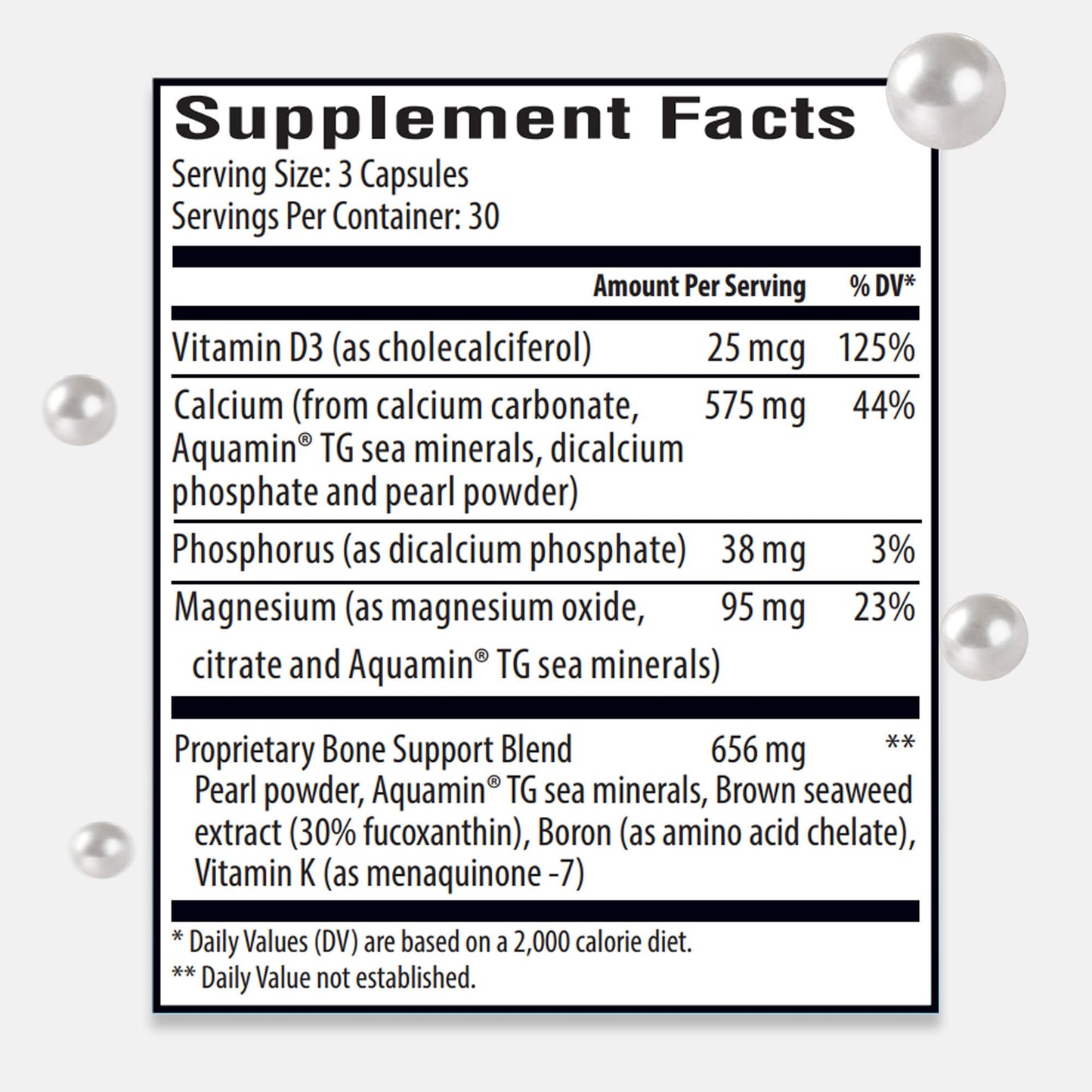 Expert Remedies Marine Calcium Bone Density Supplement Capsule 90 Count