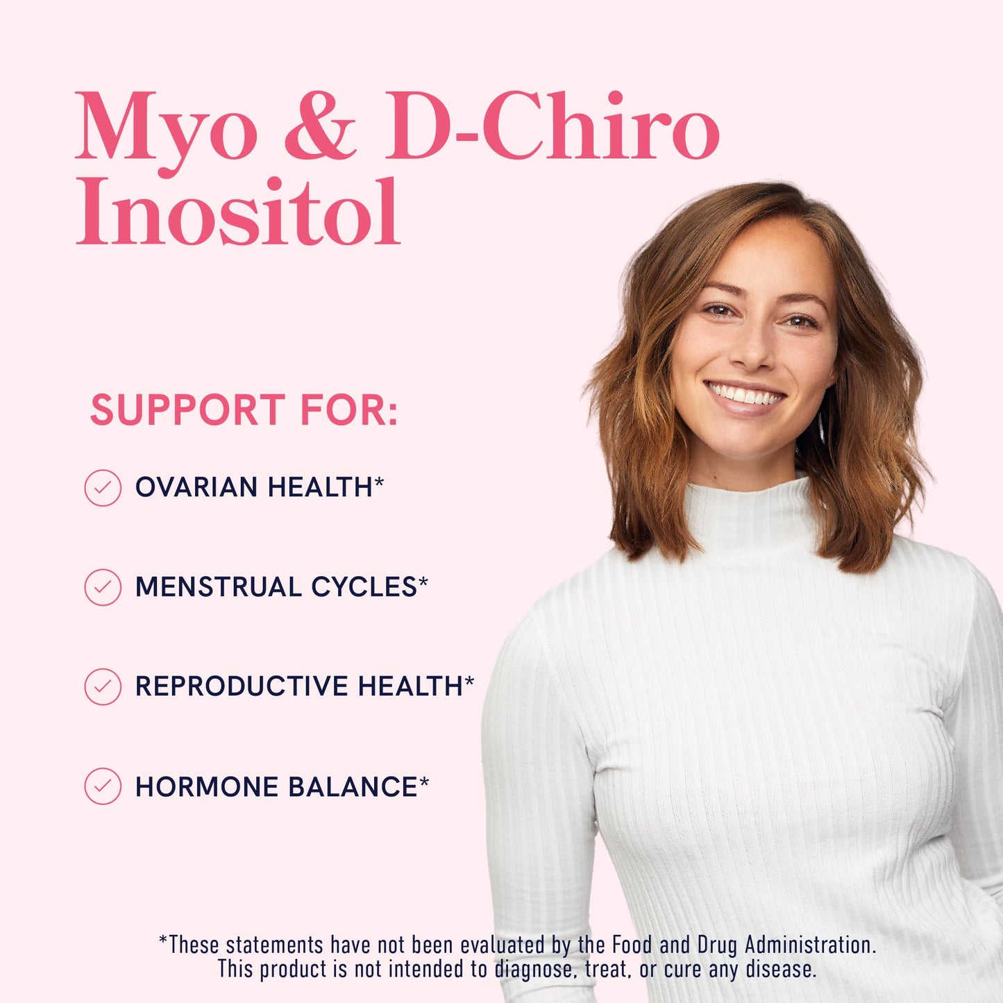 SMNutrition Myo-Inositol & D-Chiro Inositol, Hormone Balance for Women Capsules 120 Count