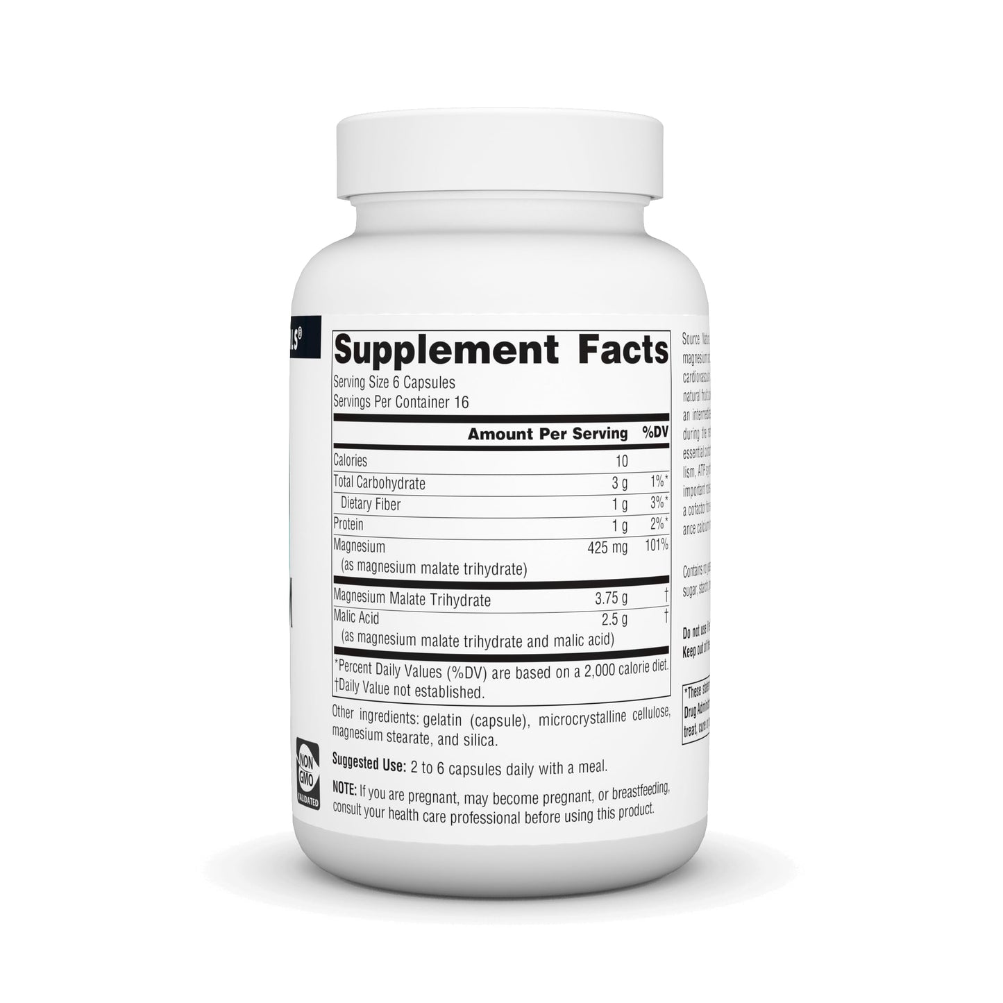 Source Naturals Magnesium Malate 100 Capsules