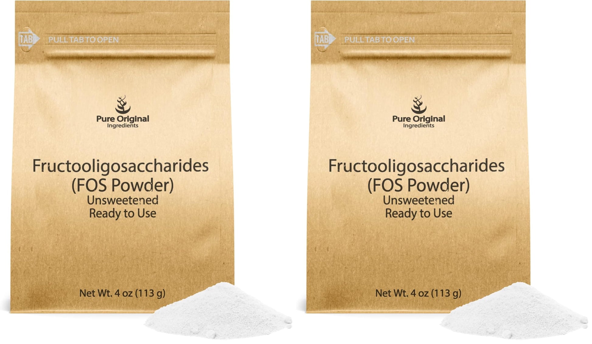 PURE ORIGINAL INGREDIENTS Fructooligosaccharides Powder 8 oz