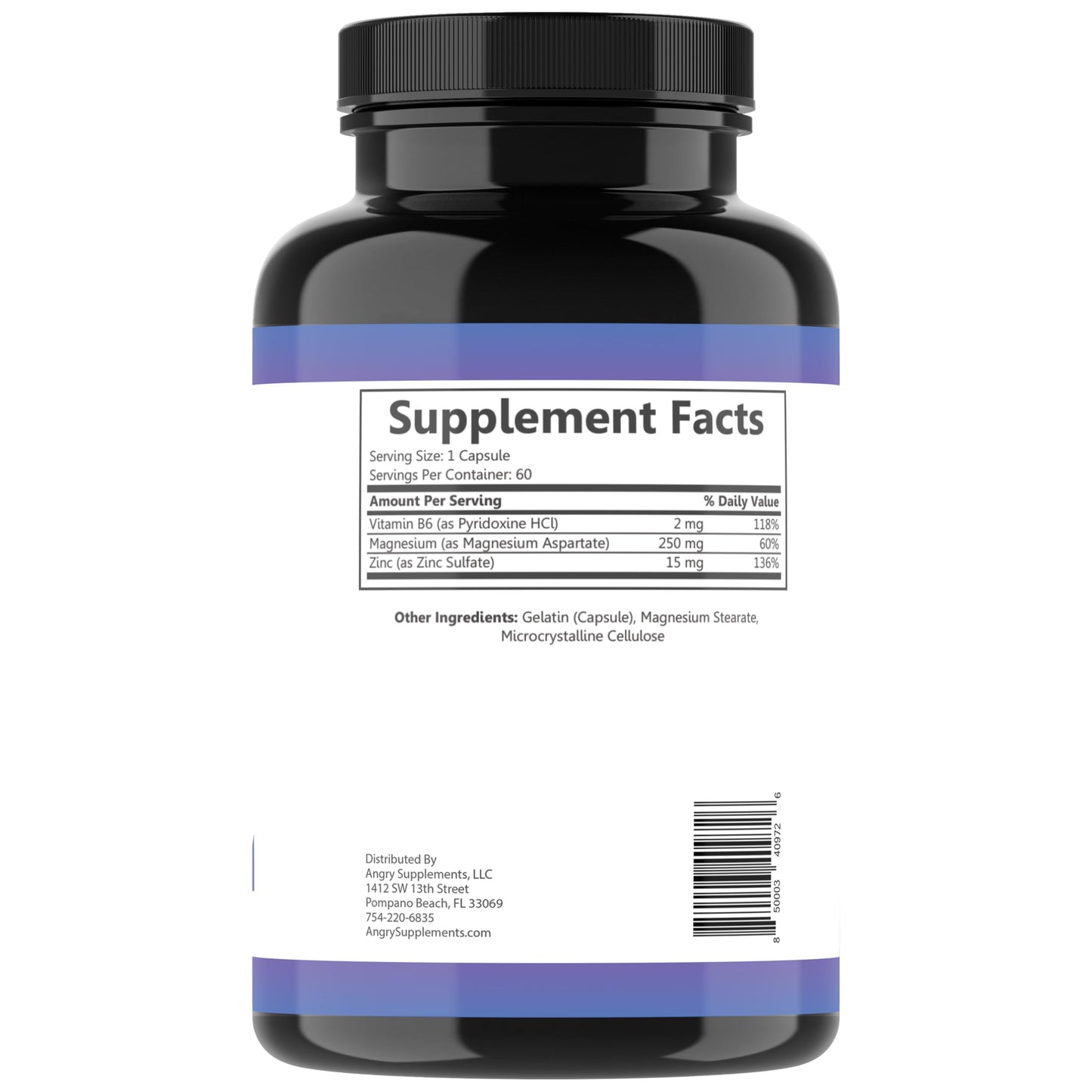 Angry Supplements Just Pure Zinc, Magnesium & Vitamin B6 for Daily Energy & Immunity + Zinc PM w. Melatonin for Nighttime Relaxation – AM & PM Wellness Support, 120 Capsules