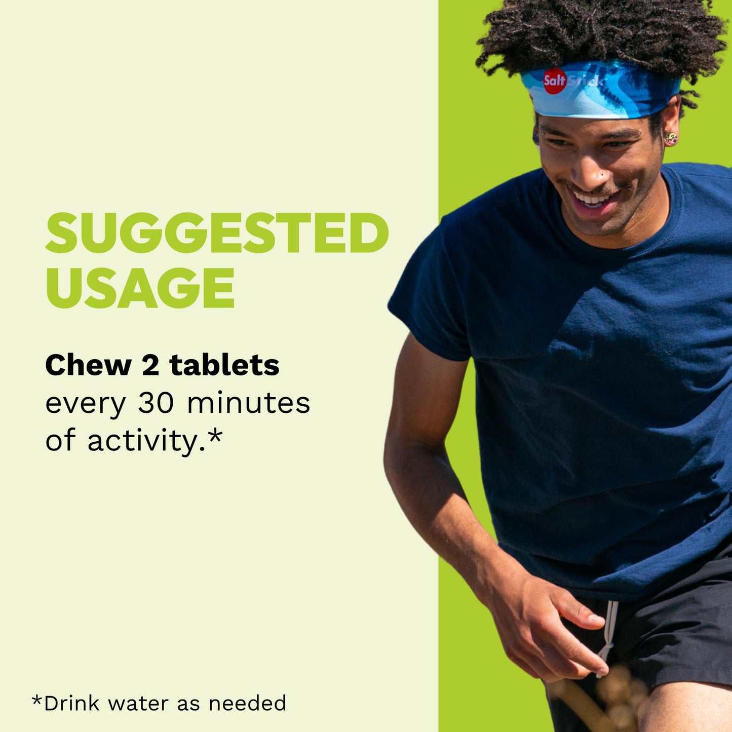 SaltStick Electrolyte FastChews Green Apple 120 Chewable Tablets