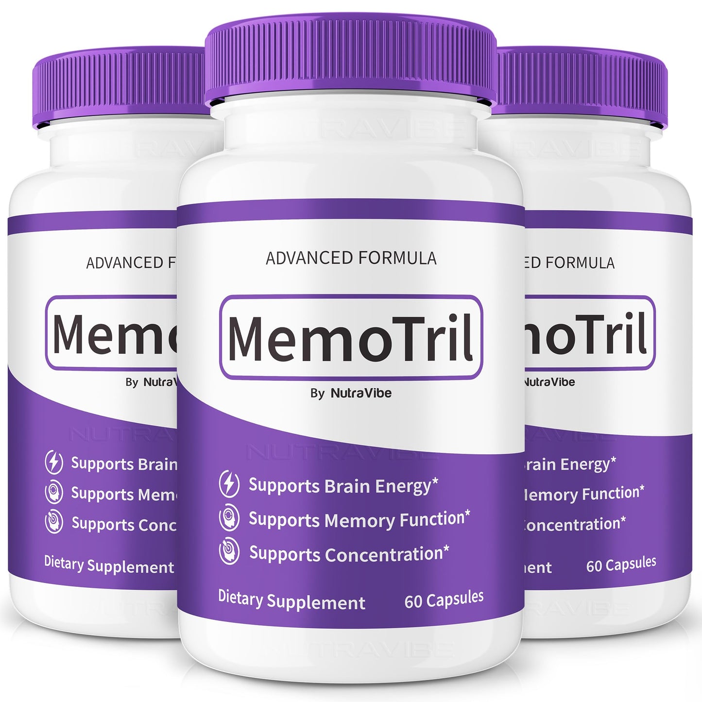 NutraVibe MemoTril 180 Capsules