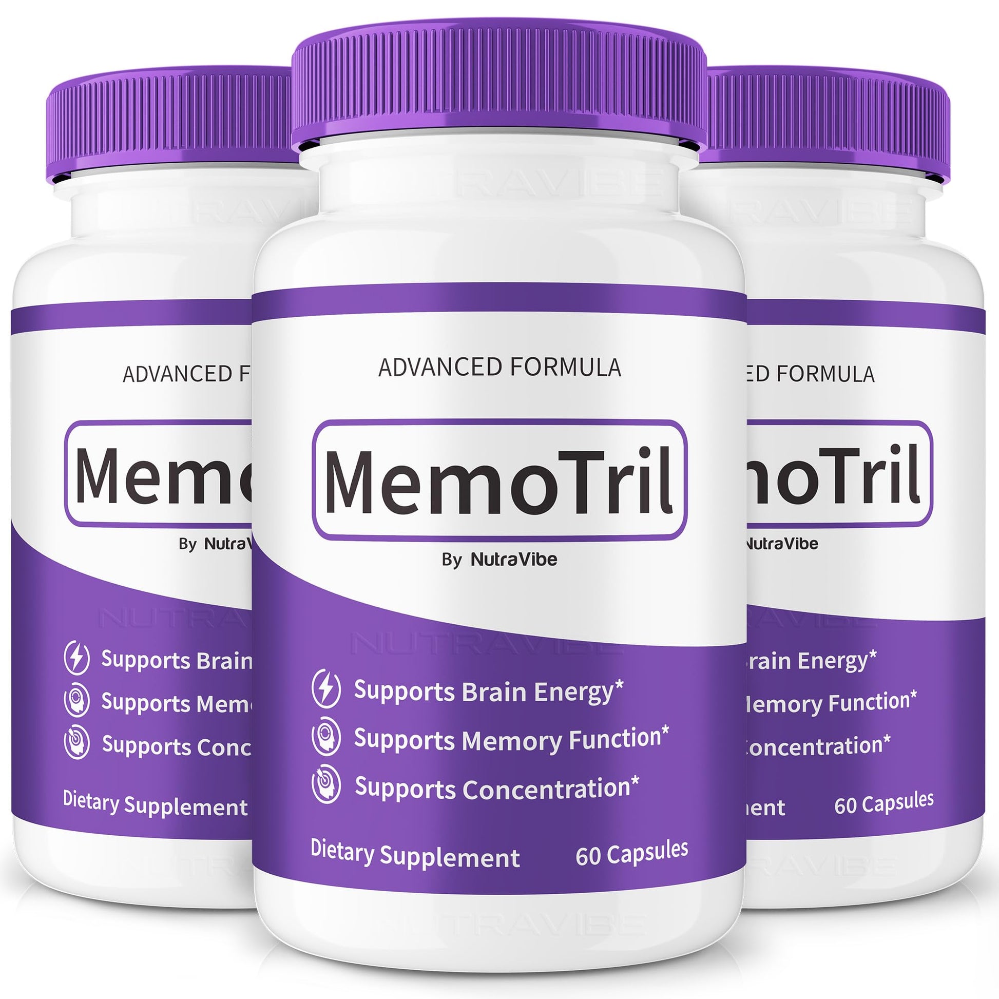 NutraVibe MemoTril 180 Capsules