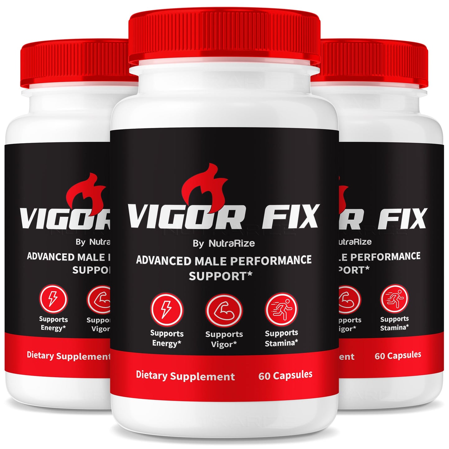 NutraRize Vigor Fix Male Supplement, 180 Capsules