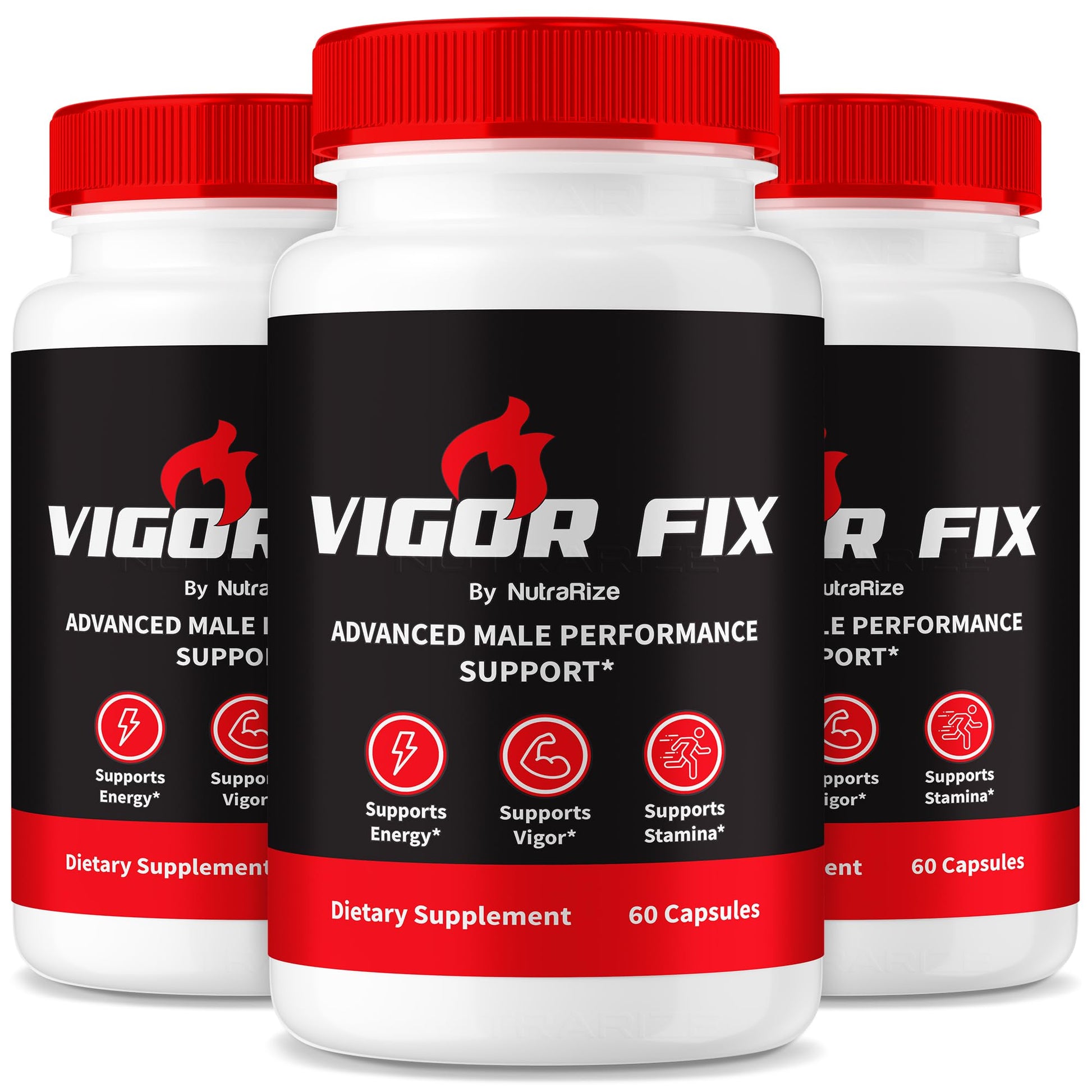 NutraRize Vigor Fix Male Supplement, 180 Capsules