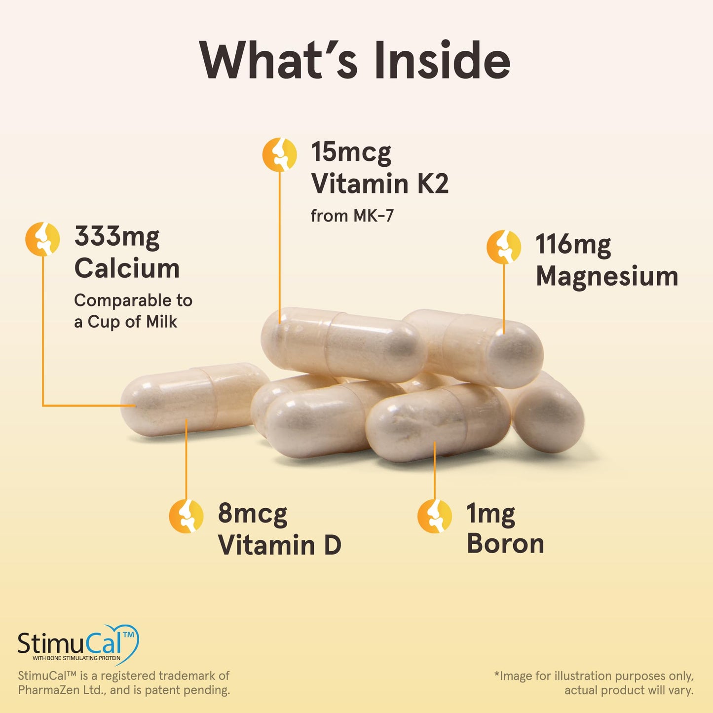 Jarrow Formulas BoneUp Three Per Day for Bone Density and Skeletal Nutrition Includes Vitamin D3, K2 (as MK-7) and Calcium, 180 Capsules