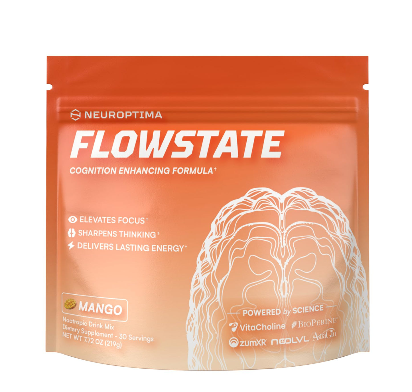 NEUROPTIMA Flowstate Performance Nootropic Complex Powder 7.72 oz