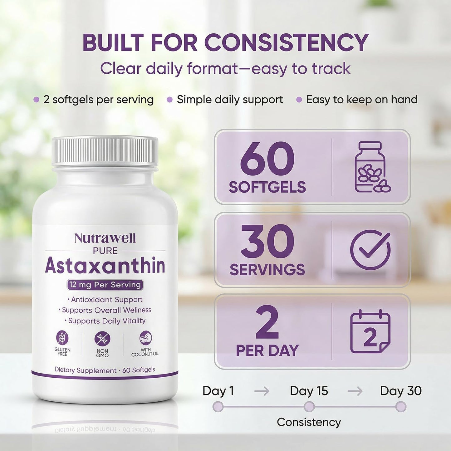 IRMI Nutrawell Astaxanthin 12 mg Softgels 60