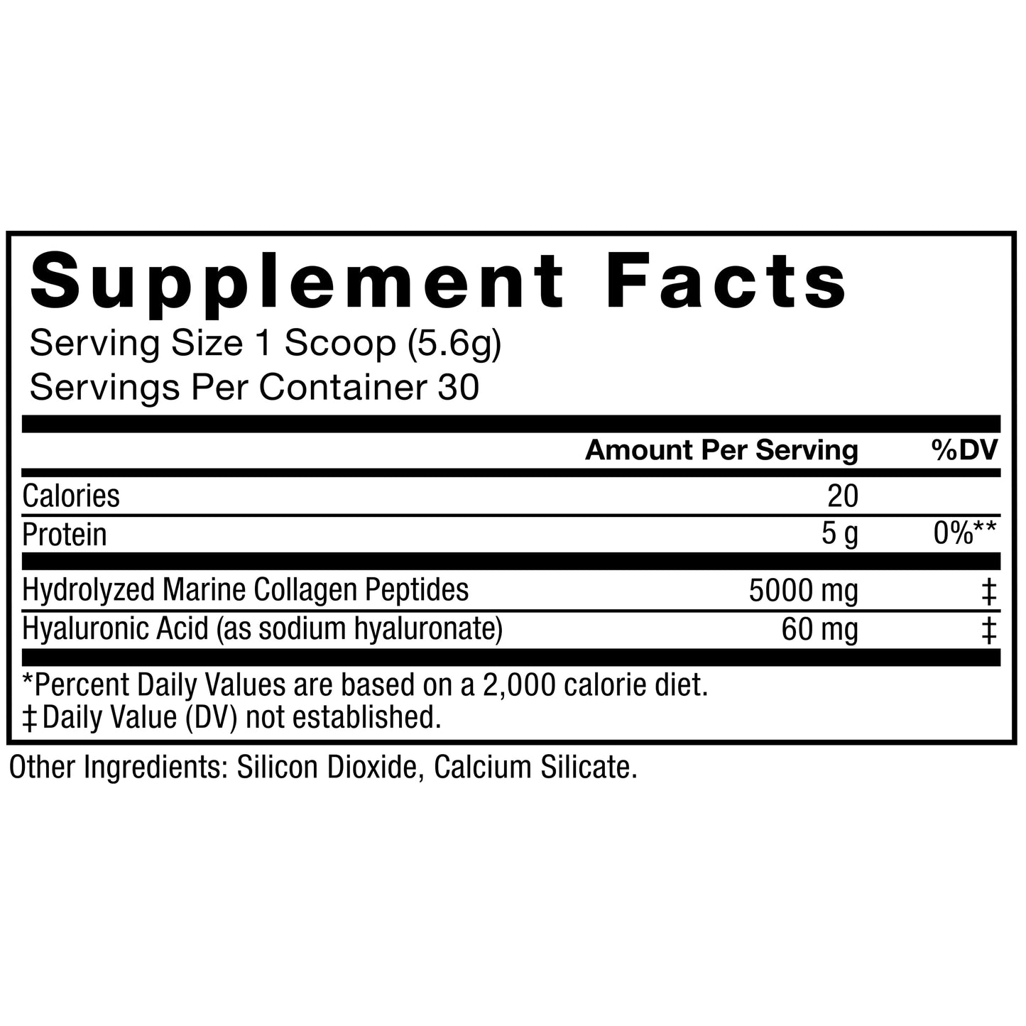 Force Factor Marine Collagen Powder 5.93 Ounce