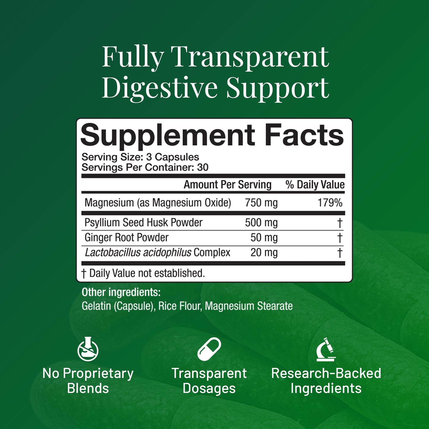 Colopril Colon Cleanse Dietary Supplement Capsule 90 Count
