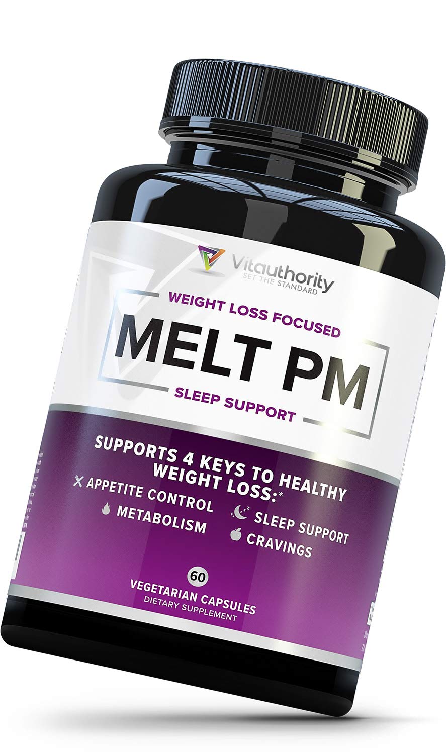 Vitauthority MELT PM Nighttime & Weight Loss Pills Capsule 60 Count