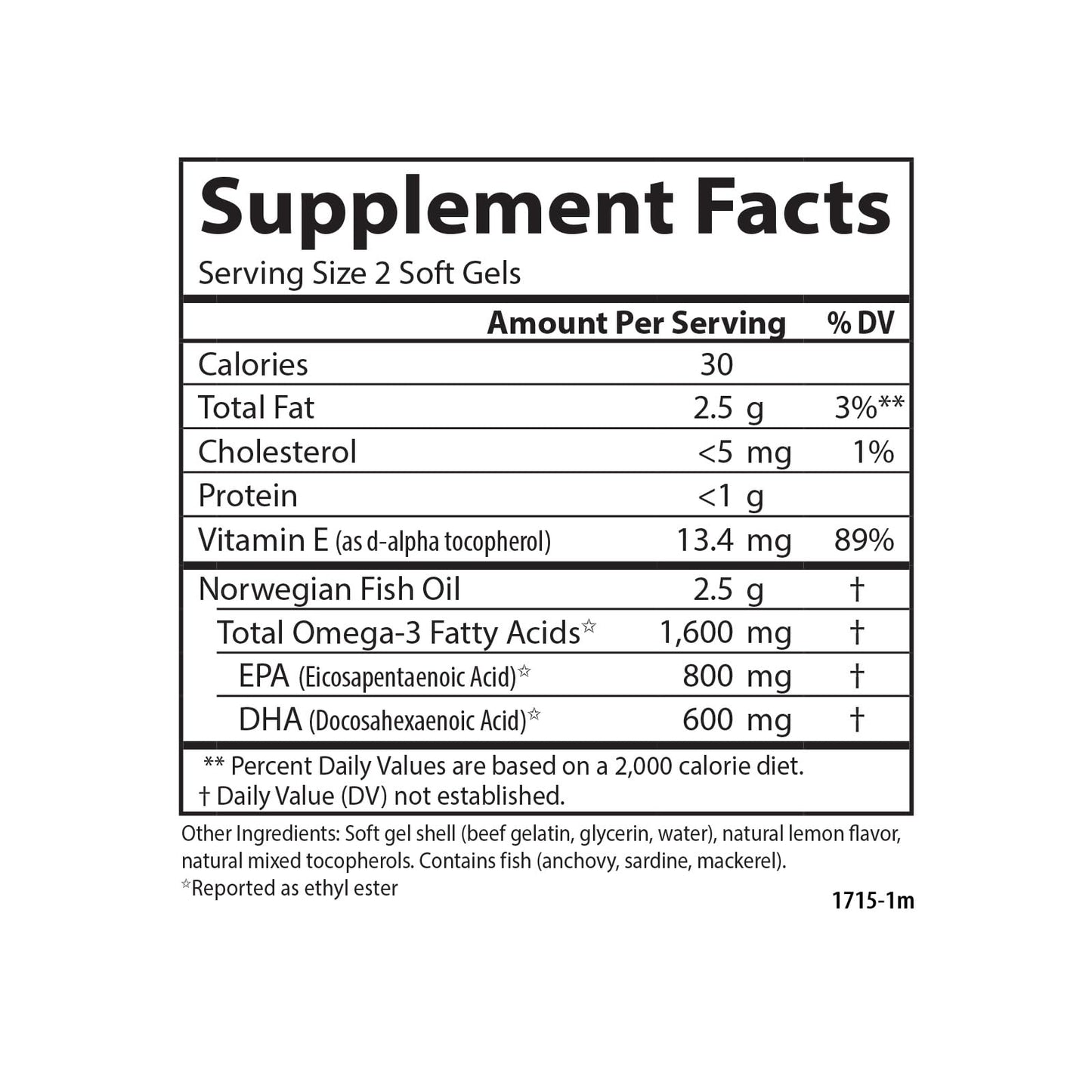 Carlson Elite Omega-3 Gems Softgels 130 Count