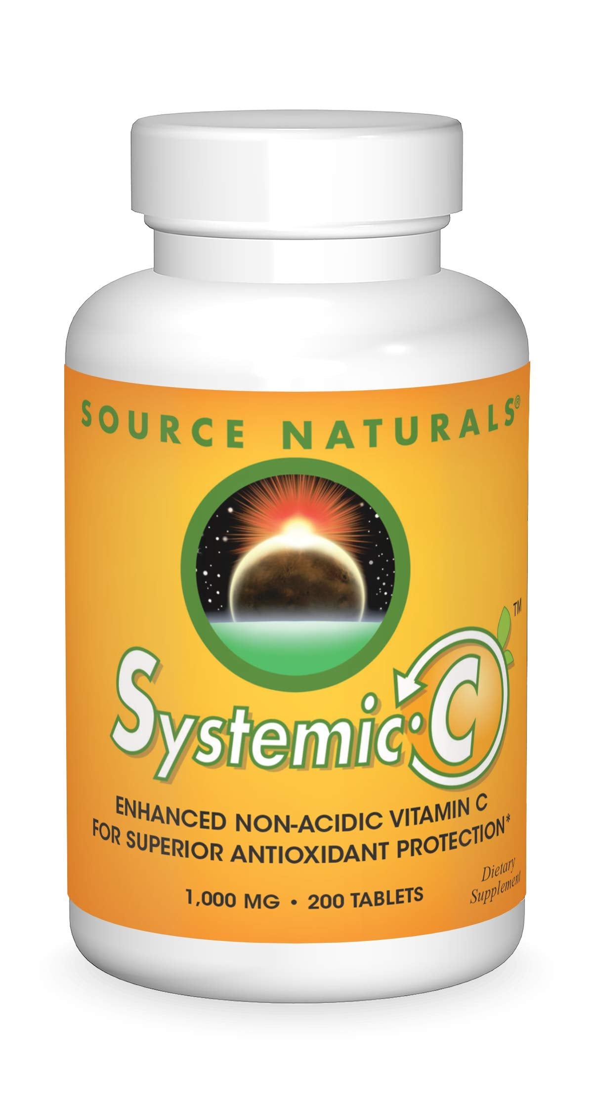 Source Naturals Systemic C 1000mg, 200 Tablets