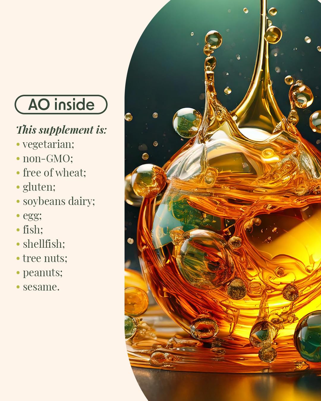 Alpha & Omega Nutrition CoQ10 200mg Capsule, 1 Count