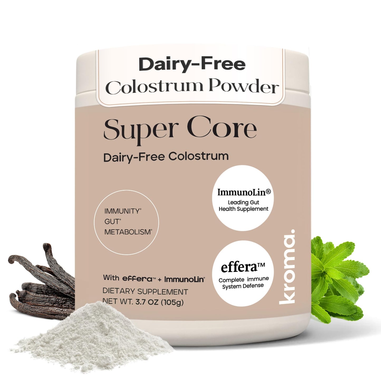 KROMA Super Core 30-SV Colostrum Powder 7.8 oz