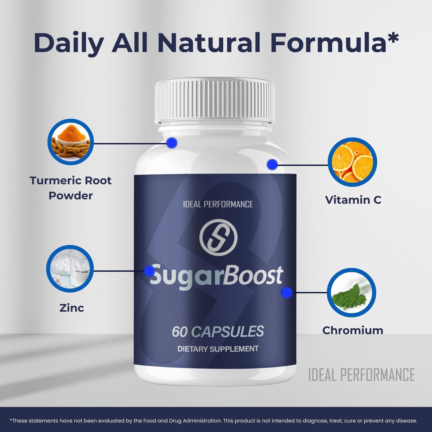 IDEAL PERFORMANCE Sugarboost Capsules, 180 Count