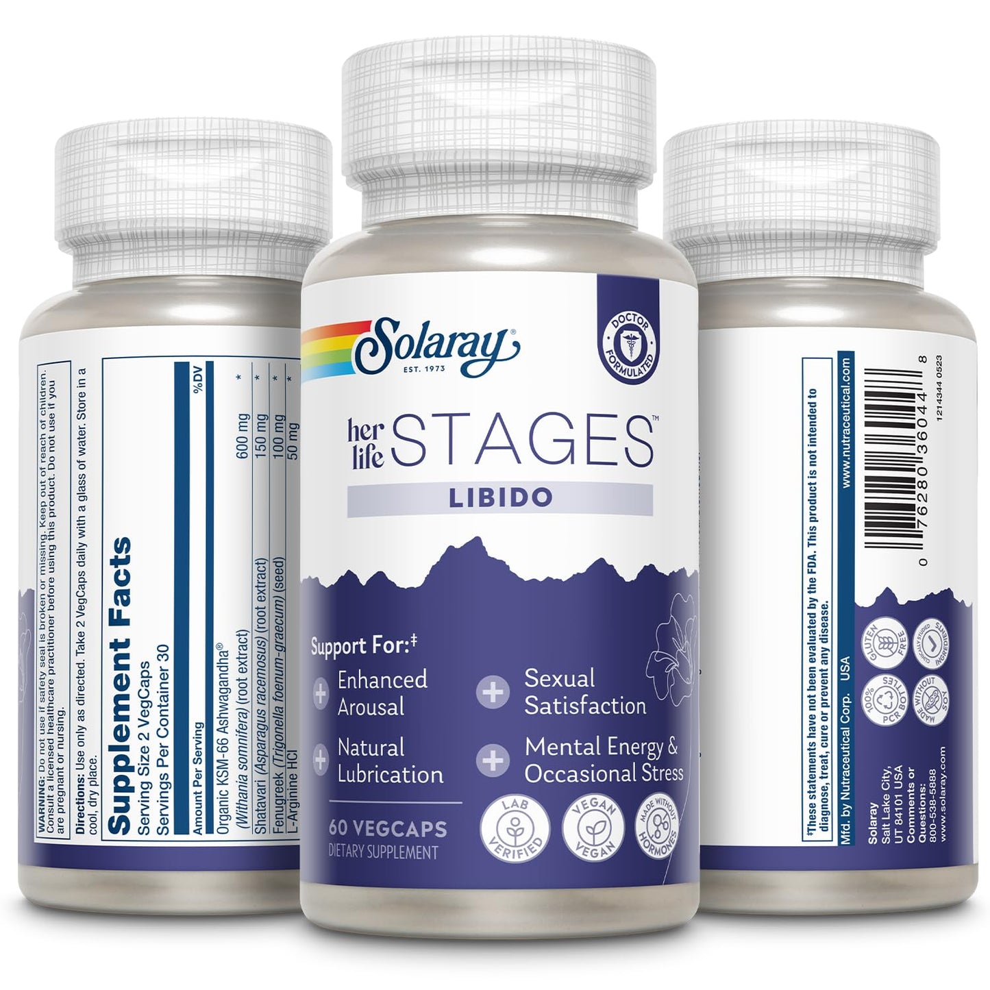 SOLARAY Libido Life Stages 60 Capsules