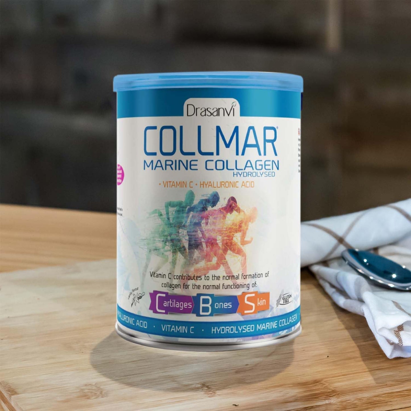 Drasanvi COLLMAR Marine Collagen Hydrolyzed Vanilla Flavor Powder 9.7 Ounces