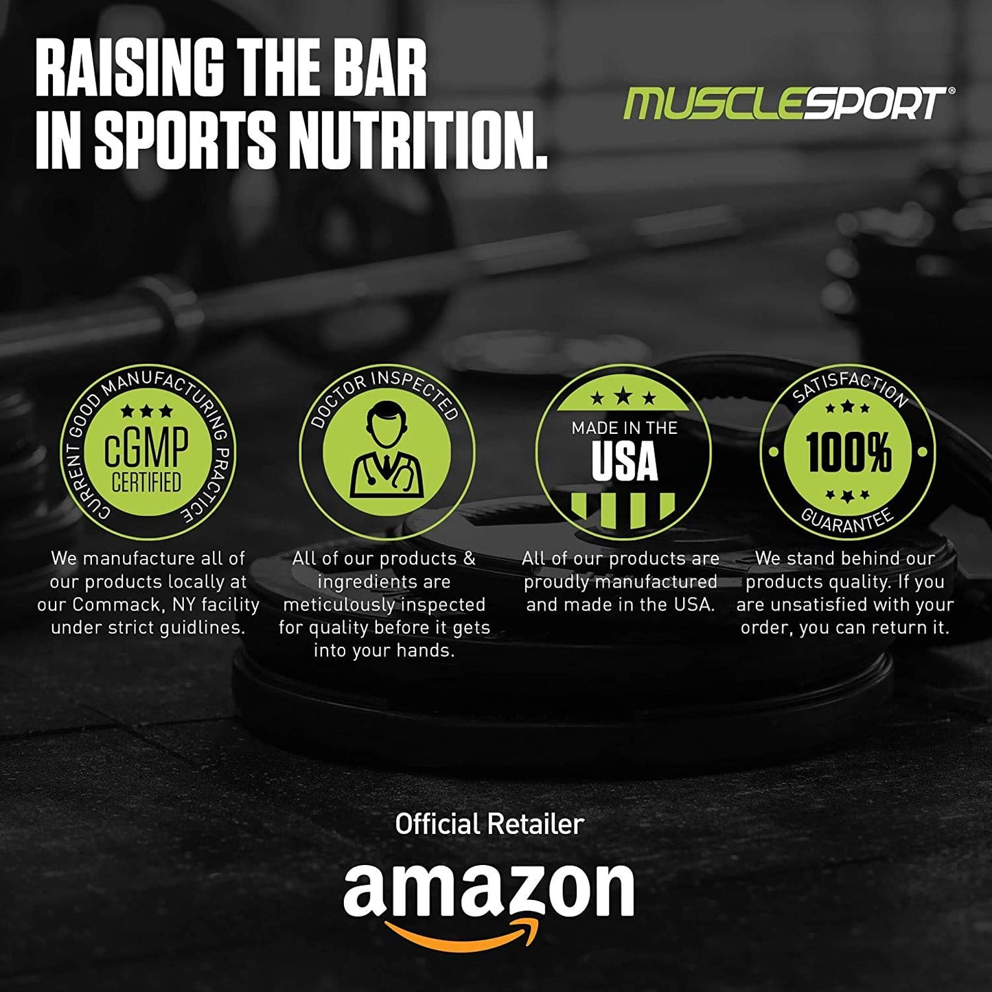 Musclesport BCAA Revolution Amino Acid Powder Supplement for Men & Women - Intra Workout Training Complex - Recovery Supplement Mango Splash, 15.87 Ounce