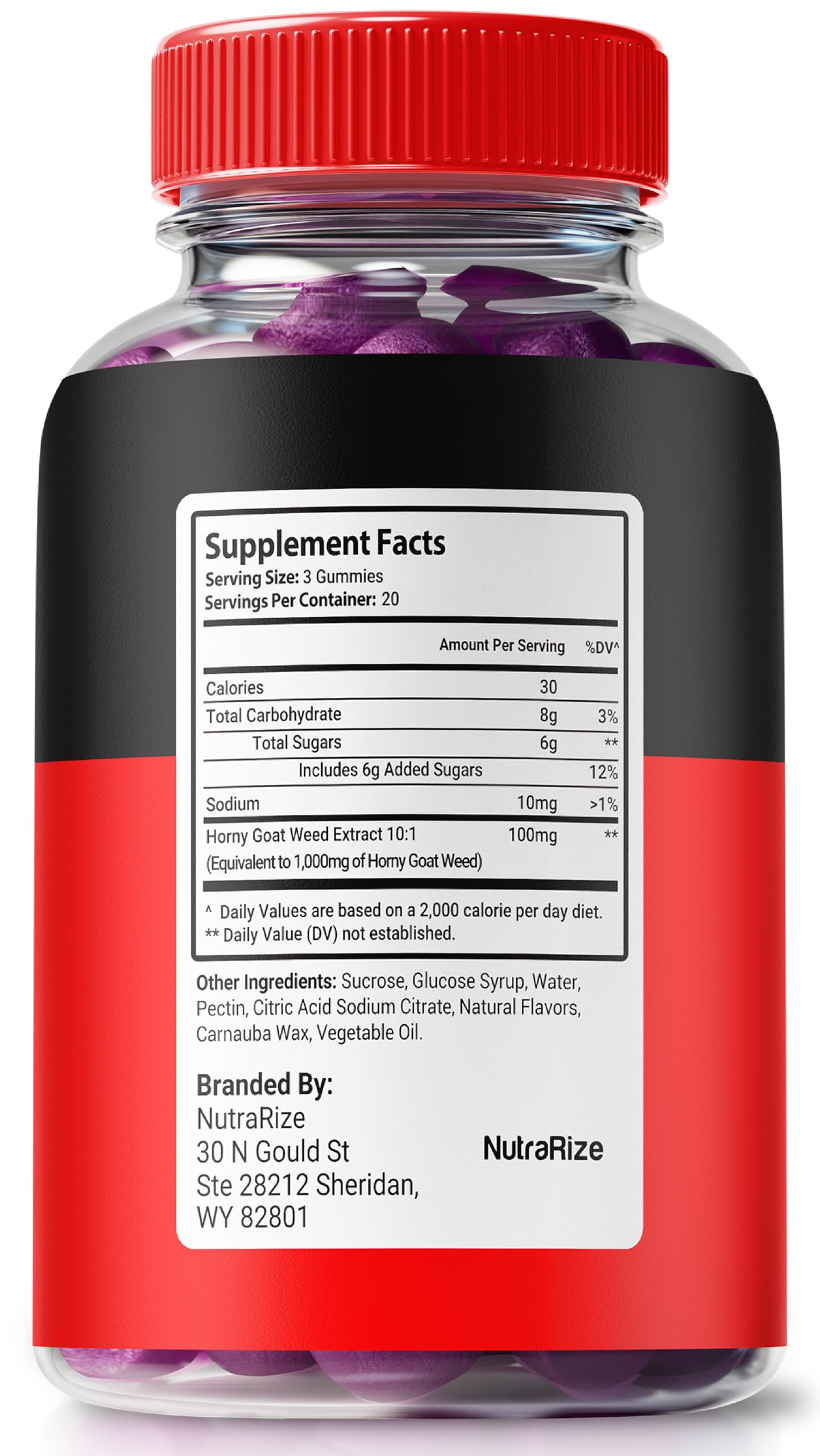 NutraRize Primal Testo Boost RX Gummies 60 Count