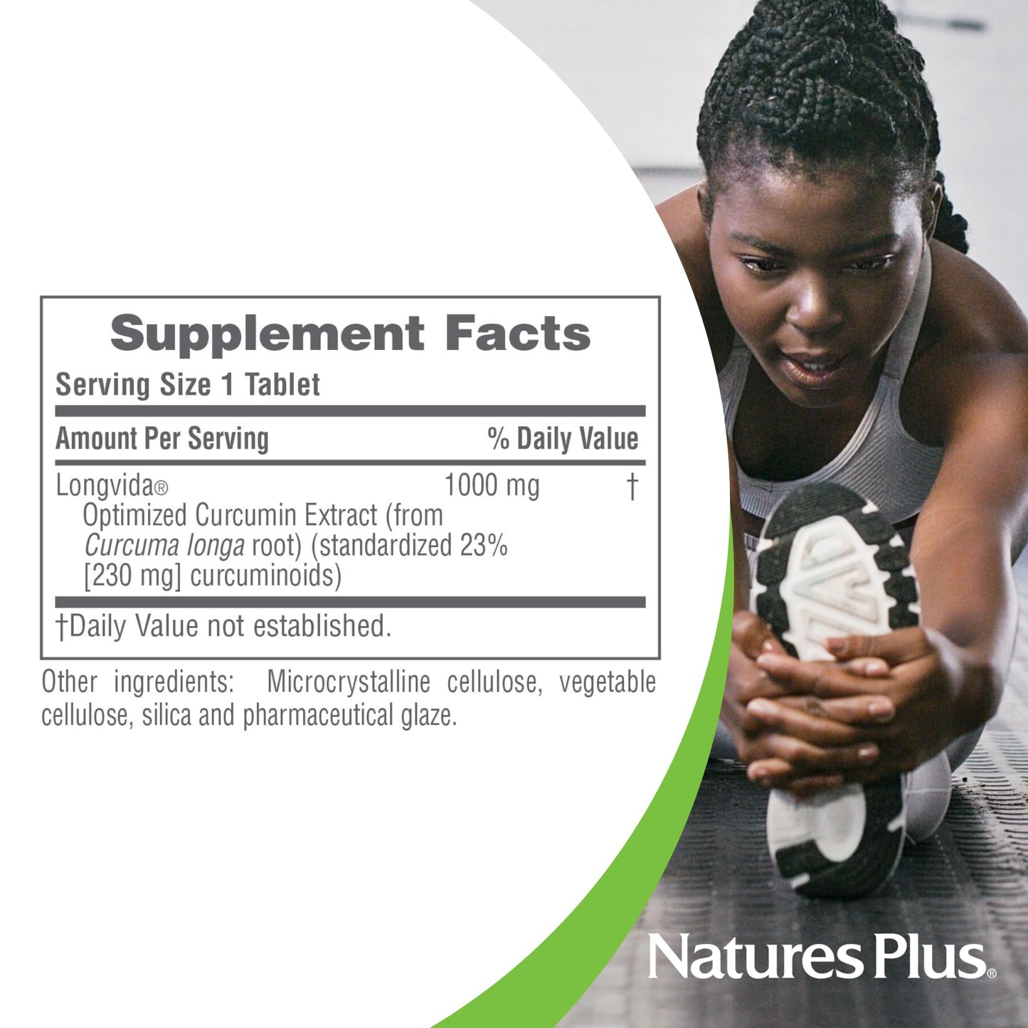 NaturesPlus PRO Longvida Curcumin 1000 mg 60 Tablets