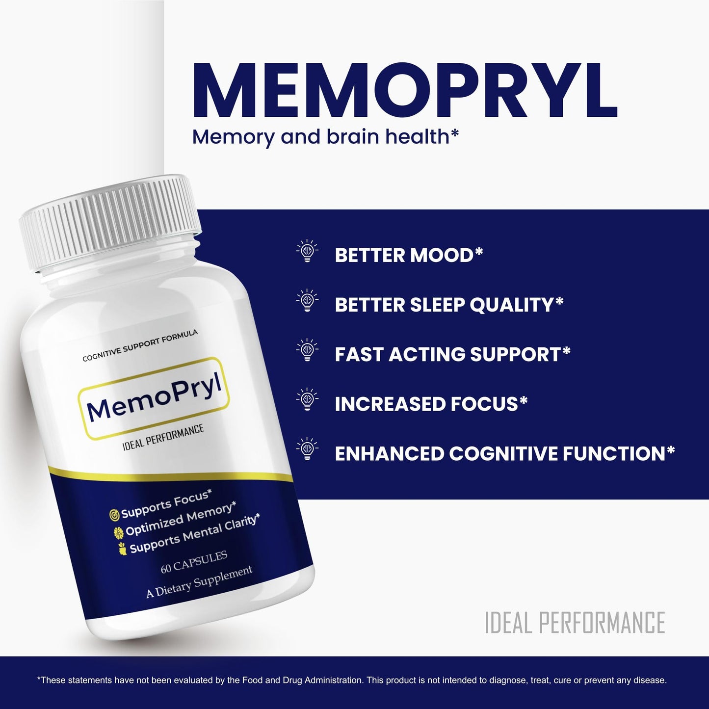 IDEAL PERFORMANCE Memopryl Capsules, 60 Capsules