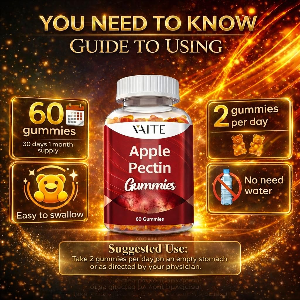VAITE Apple Pectin Gummies 60 Count