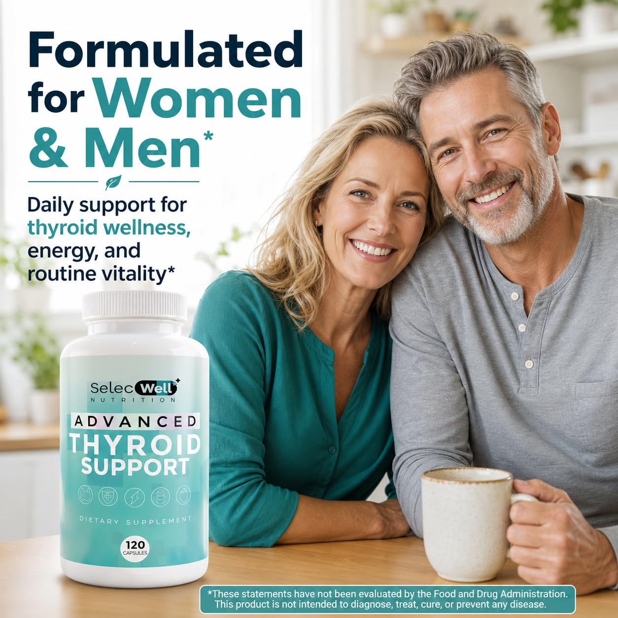SelecWell Advanced Thyroid Support Capsule 120 Count