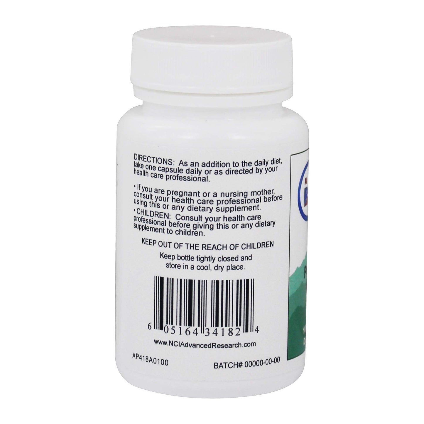 Essential Vitamins NCI Advanced Research Dr. Hans Nieper Potassium Orotate Capsules, 100 Count