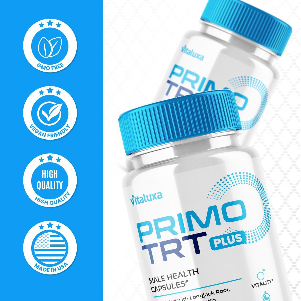 Vitaluxa PrimoTRT Capsules 60 Count
